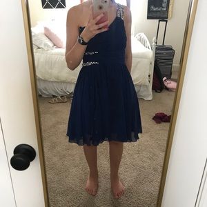 Dark Blue Hoco Dress